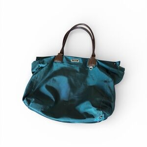 Tumi Quintessential Teal Tote Bag, 100% Nylon